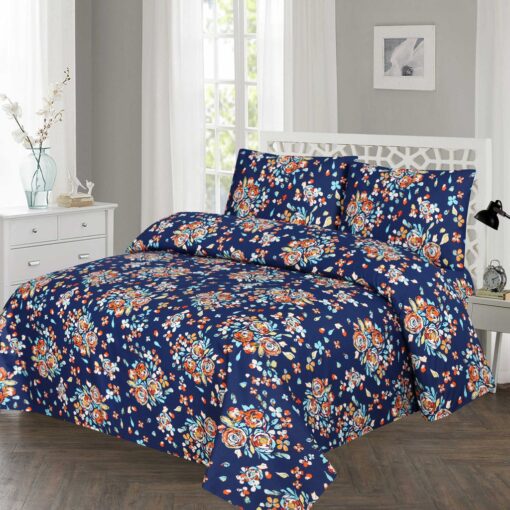 Imported Cotton Satin Bed Sheet 3