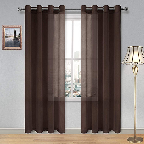 Net Curtains brown