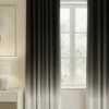 Gradient Curtains black frost