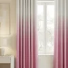 Gradient Curtains dip dye blushpink