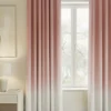 Gradient Curtains blush pink frost