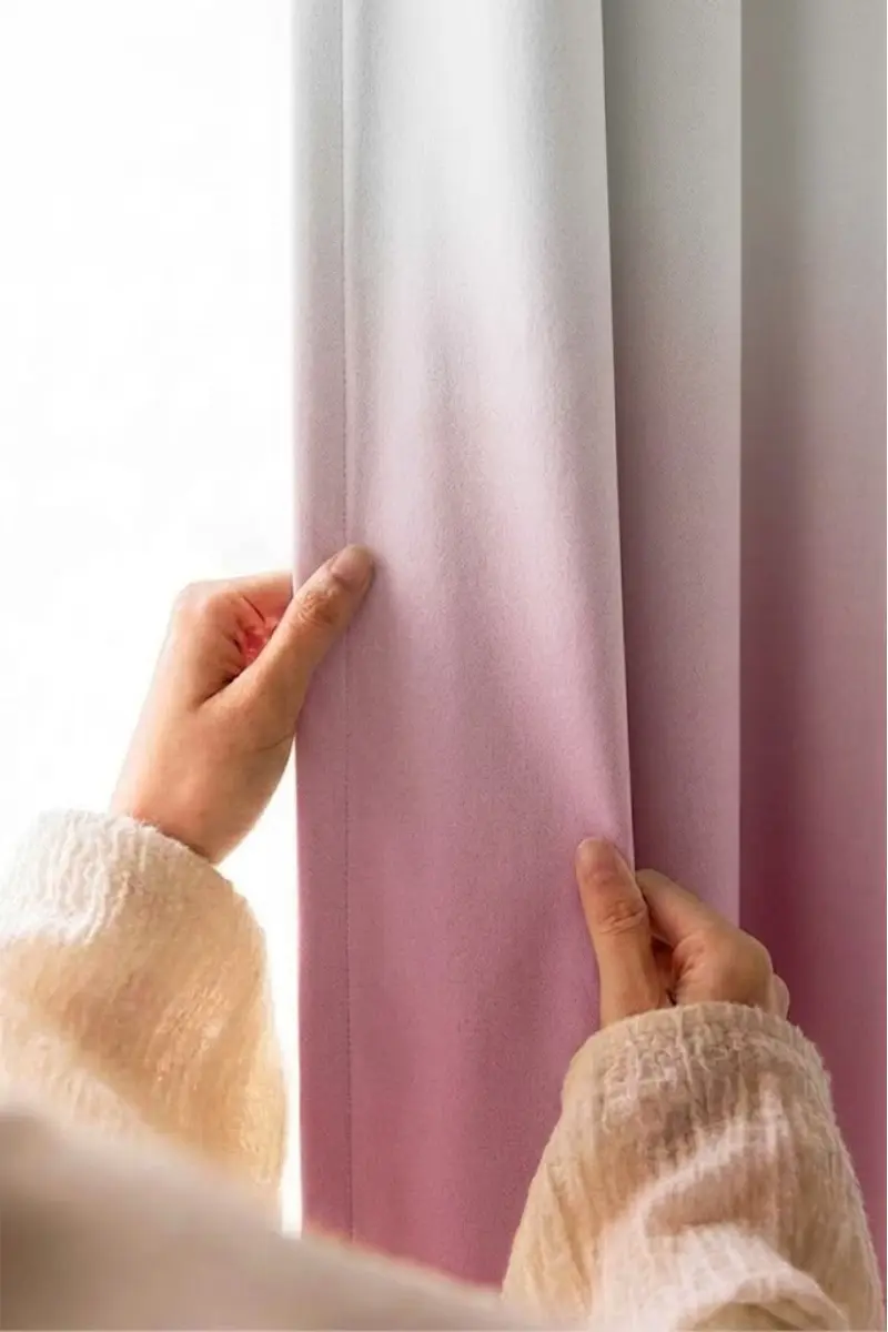 Gradient Curtains dip dye bp1