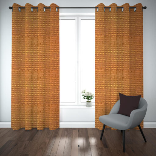 Self dotted curtains