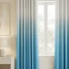 Gradient Curtains dip dye skyblue
