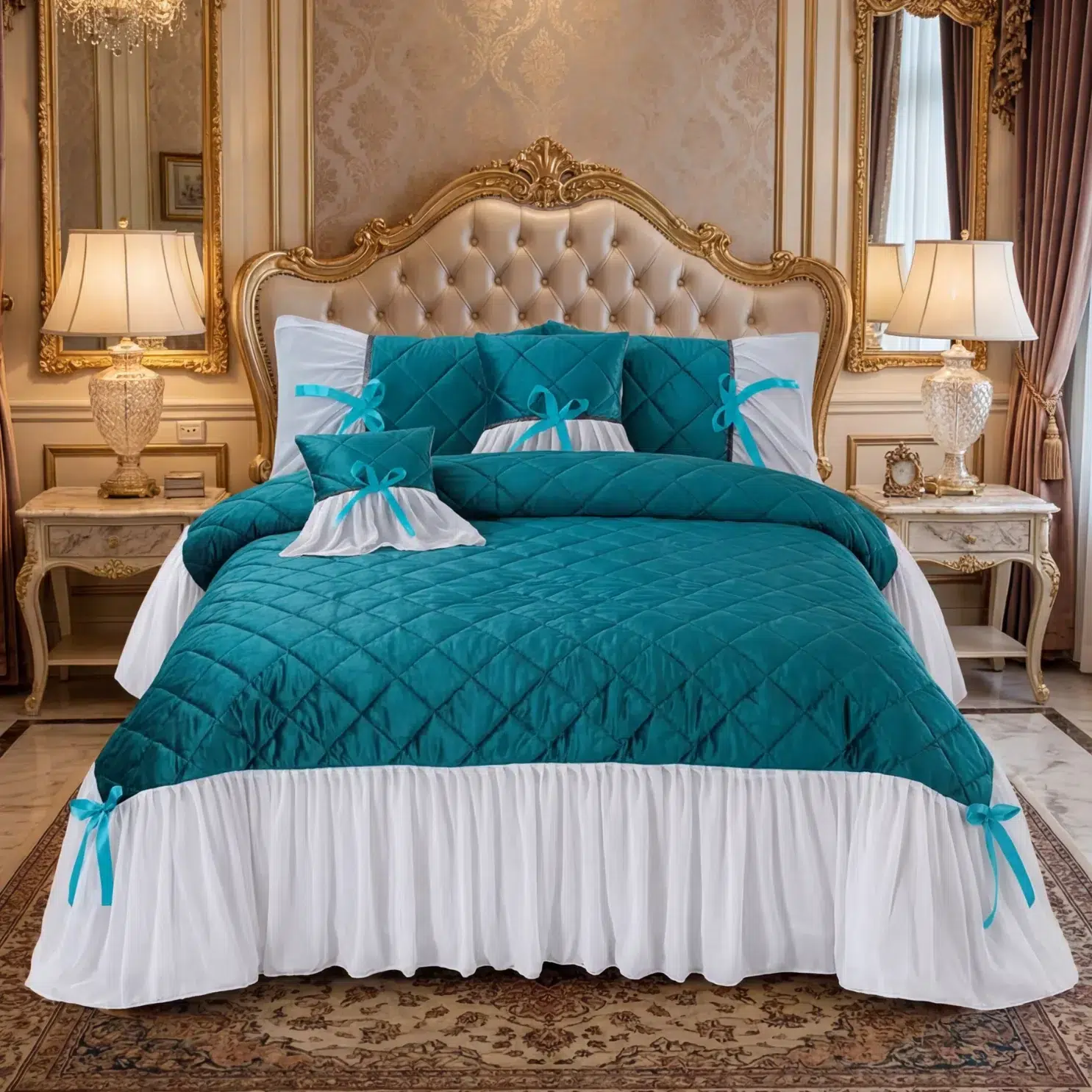 Velvet Bridal Bedsets noir