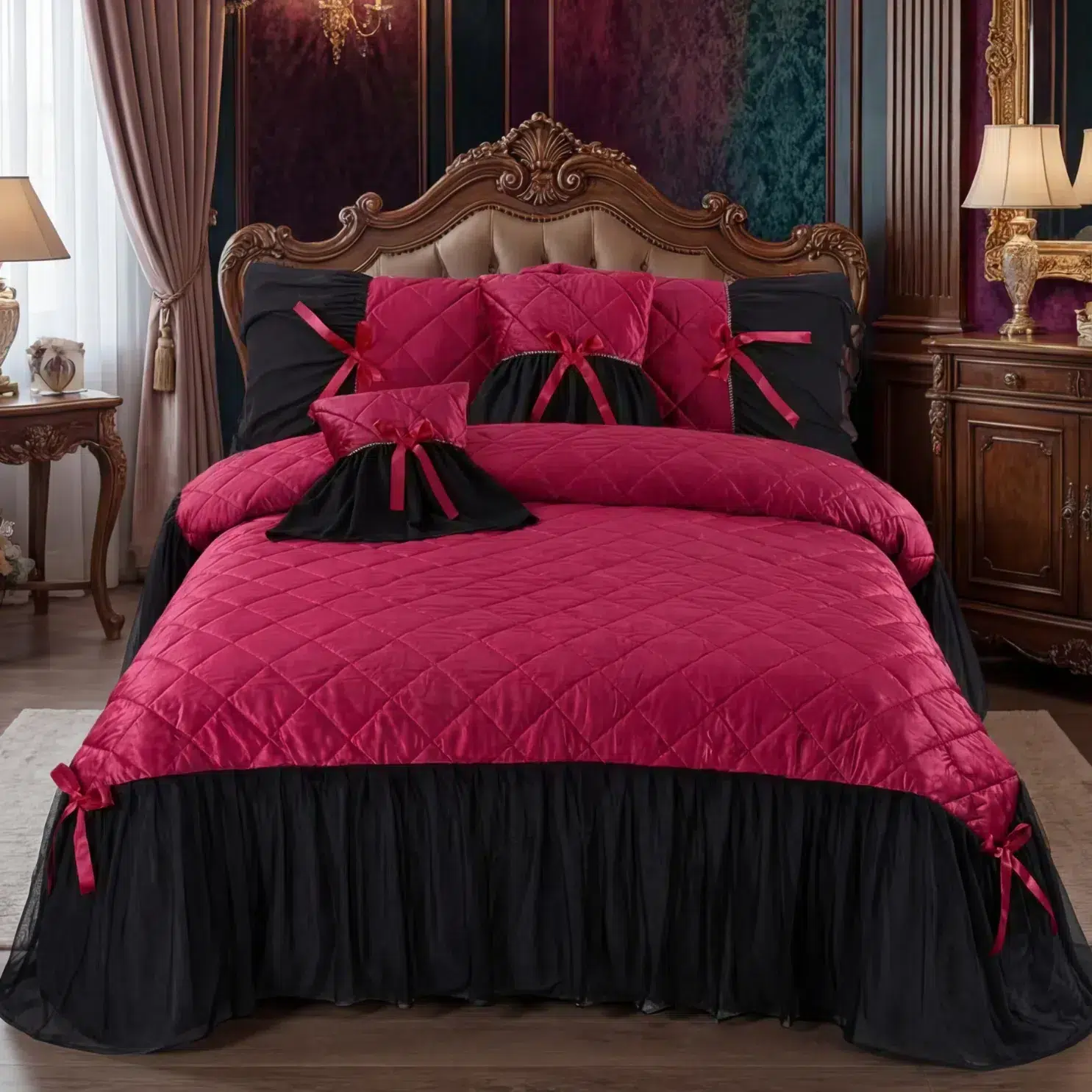 Velvet Bridal Bedsets cuddly