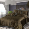 Self Velvet Bed Sheets chocolate Brown