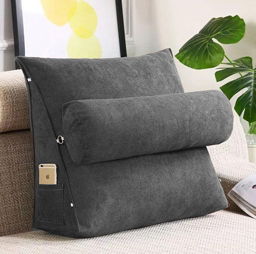 Back Support Cushions LIGHT GREY