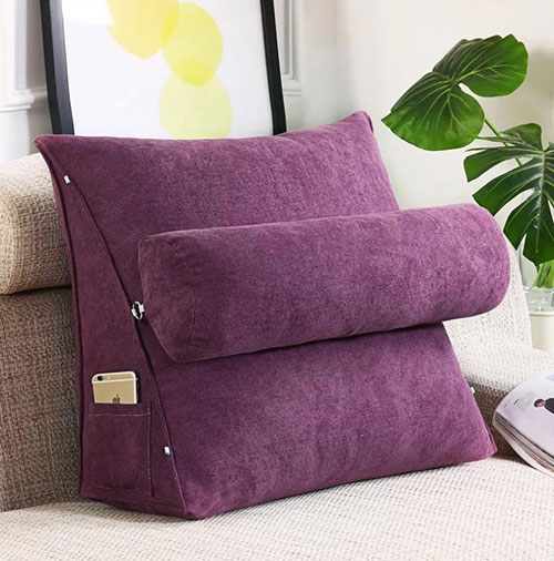 Back Support Cushions purple