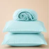 Fitted Bedsheets in Pakistan cotton aqua