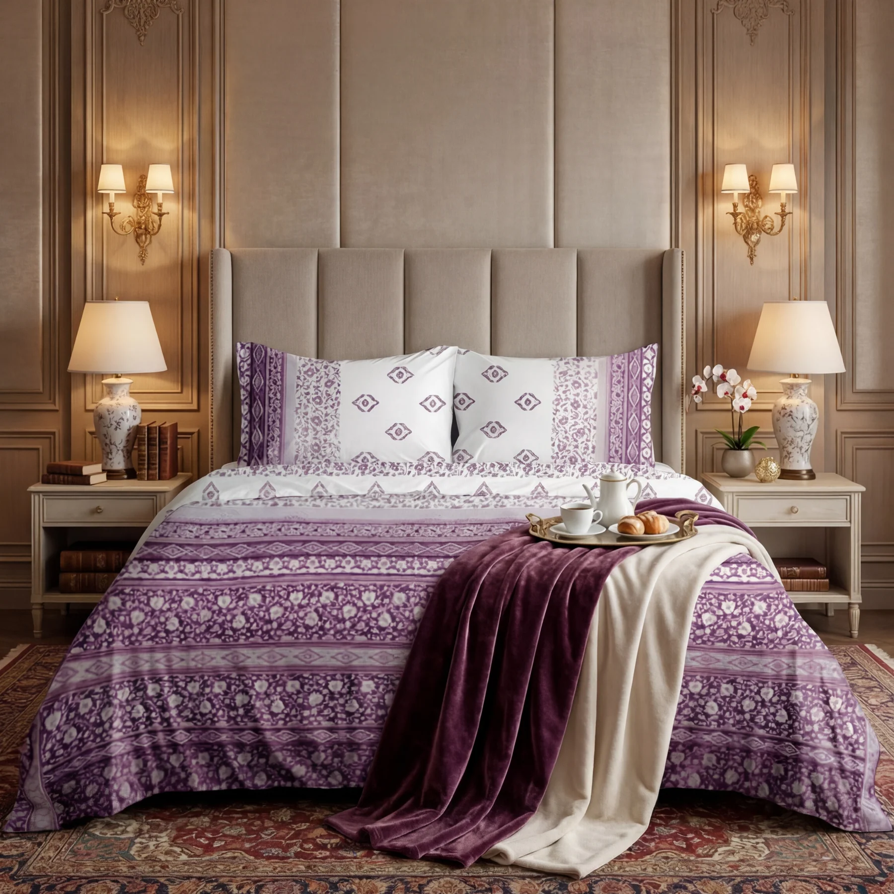 Printed Bedsheets burj