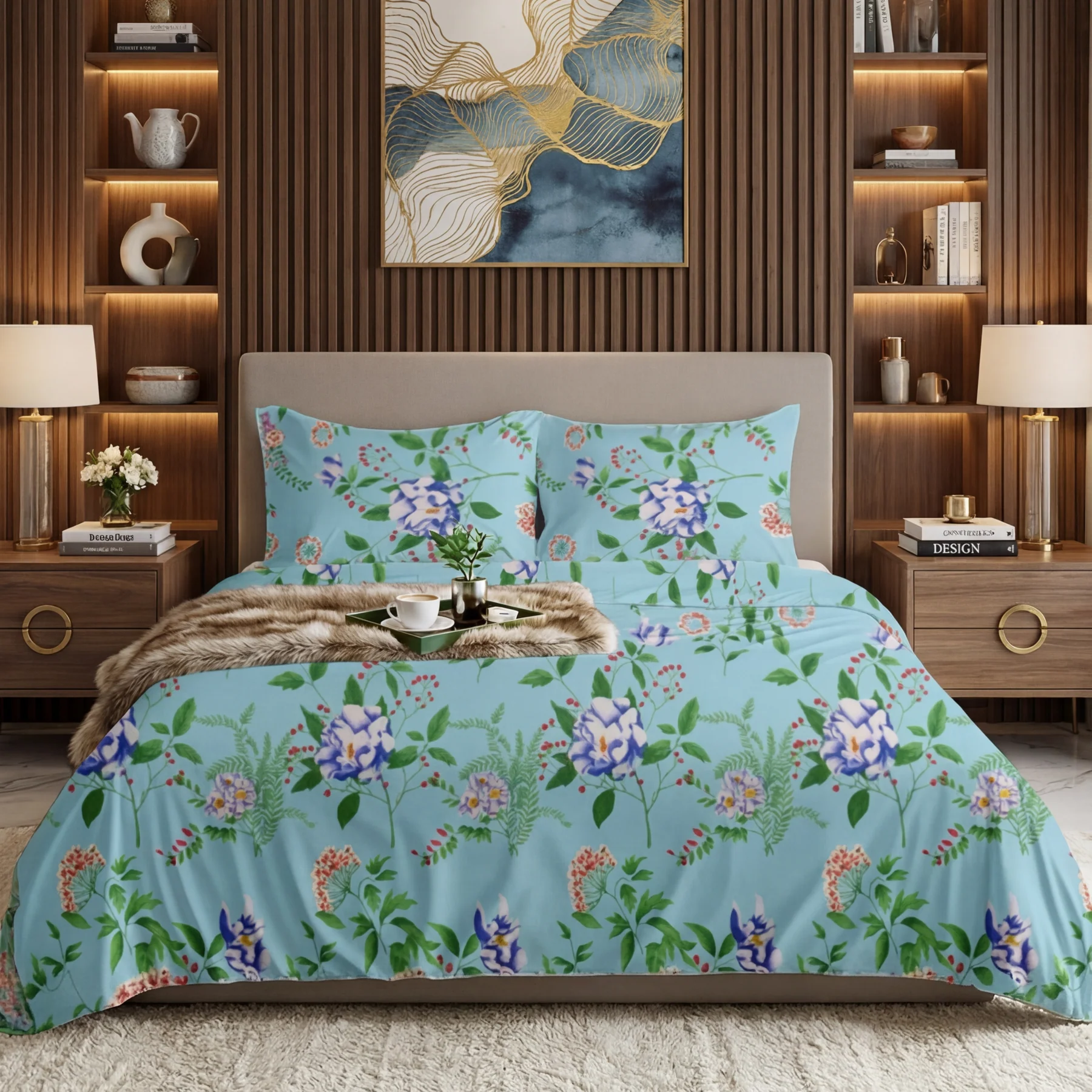 Printed Bedsheets calden