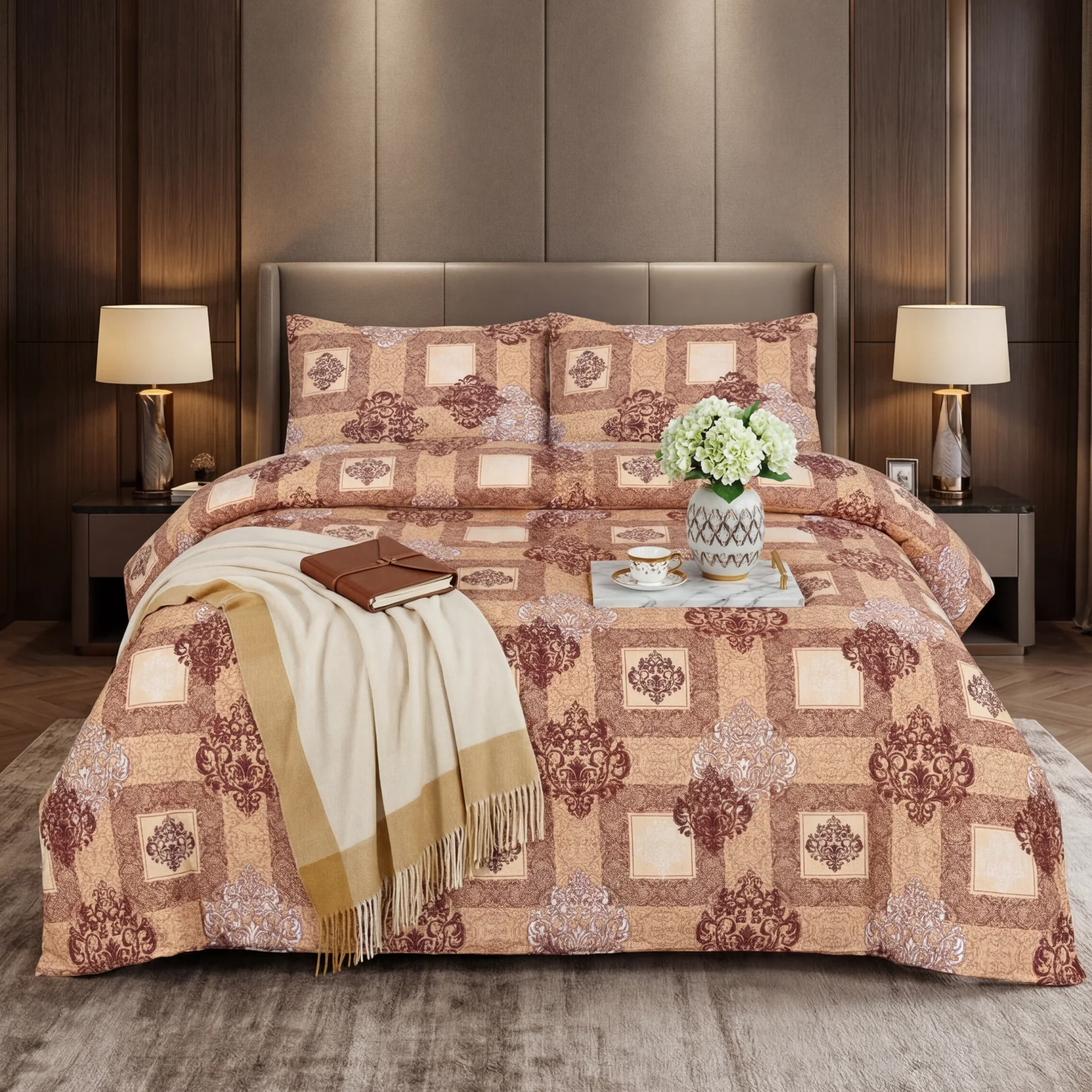 Printed Bedsheets camellia