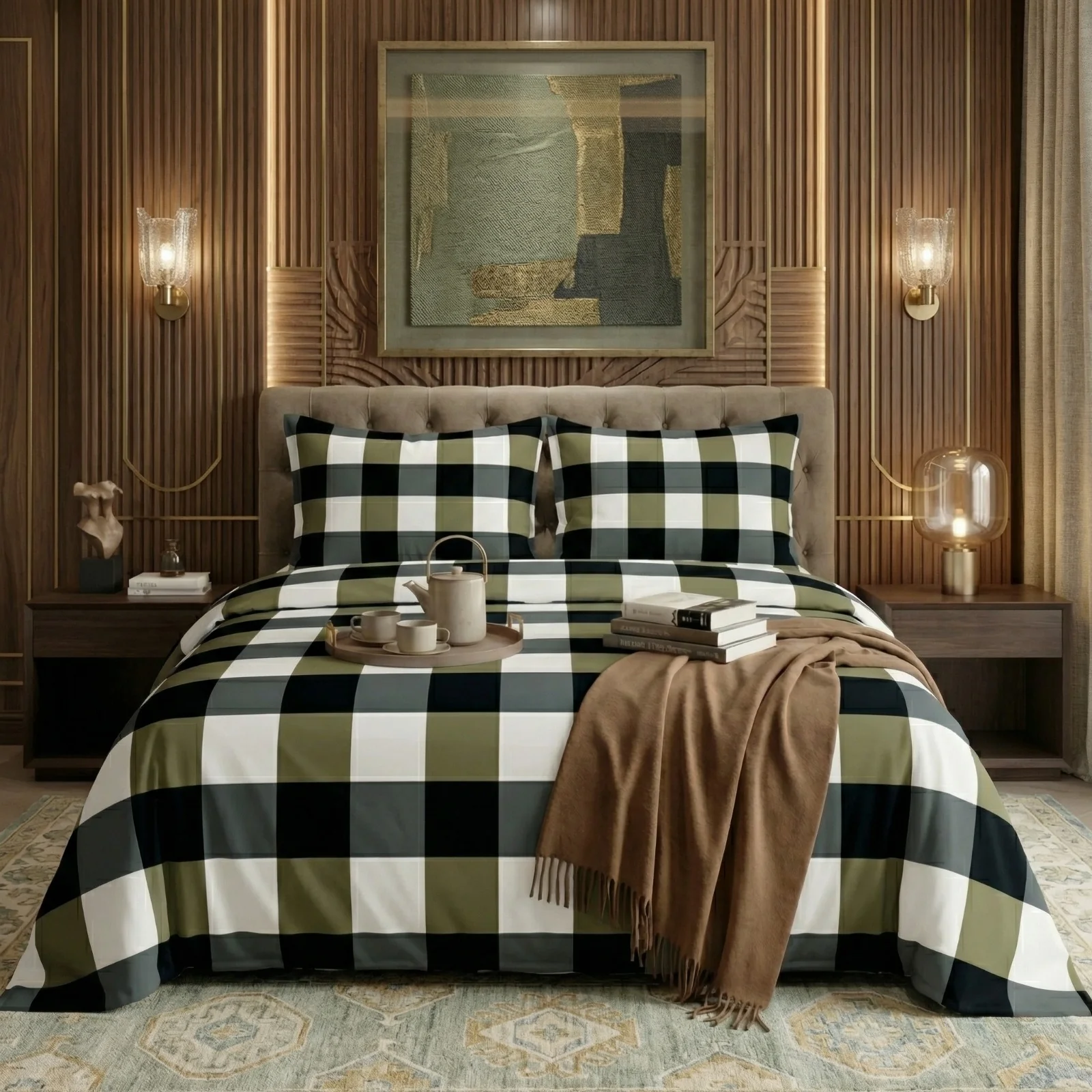 Printed Bedsheets chess
