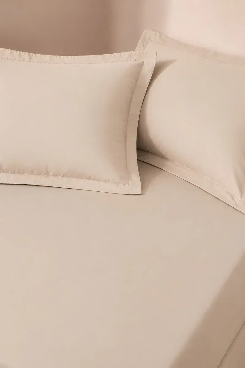 Fitted Bedsheets in Pakistan cotton ivory1