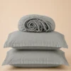 Fitted Bedsheets in Pakistan cotton lightgrey