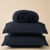 Fitted Bedsheets in Pakistan cotton navy