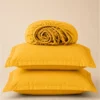 Fitted Bedsheets in Pakistan cotton yellow