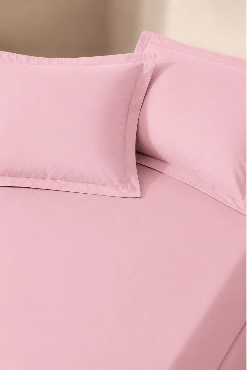 Fitted Bedsheets in Pakistan cotton pink1