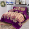Four Border Velvet Bed sheet 26