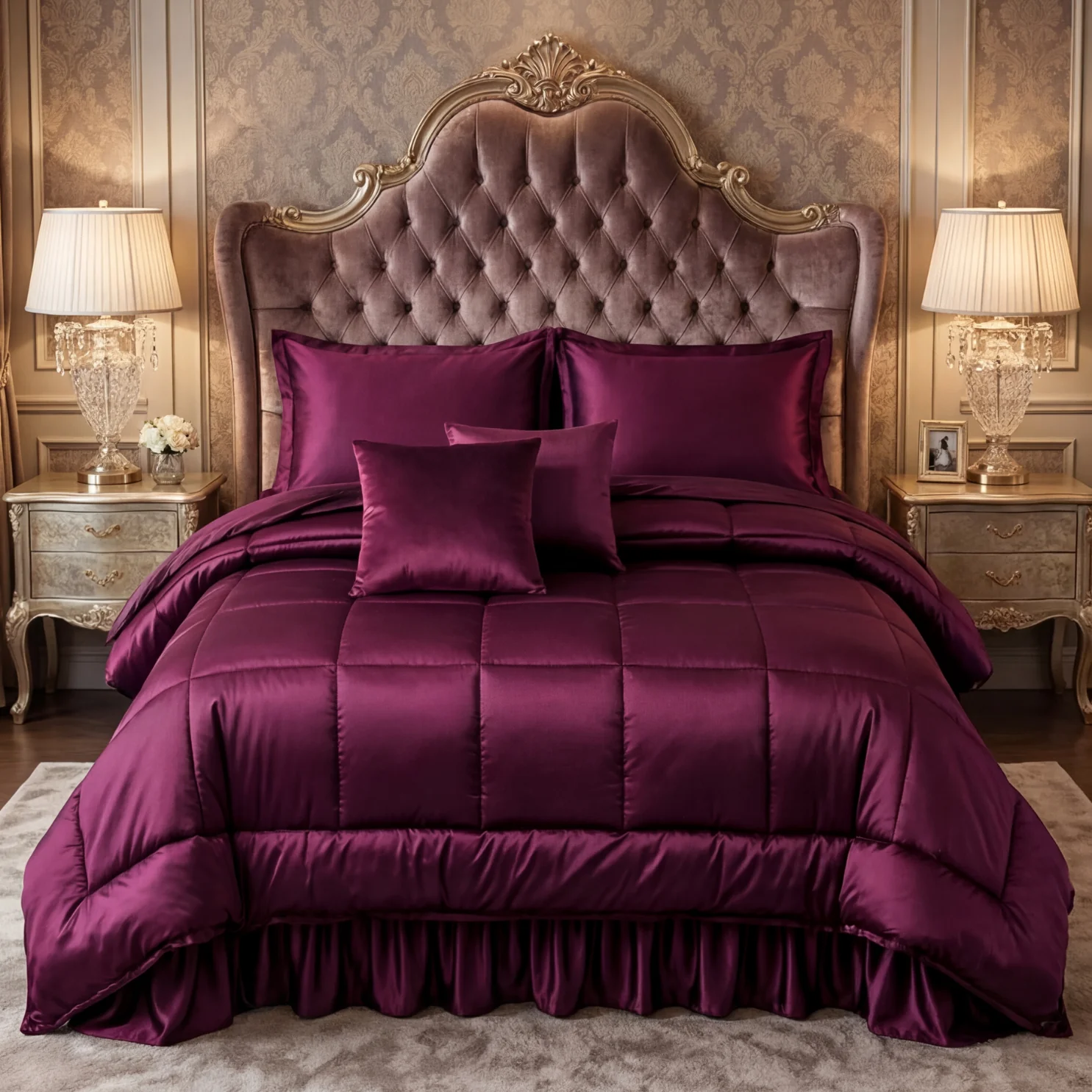 Velvet Bridal Bedsets lapaz