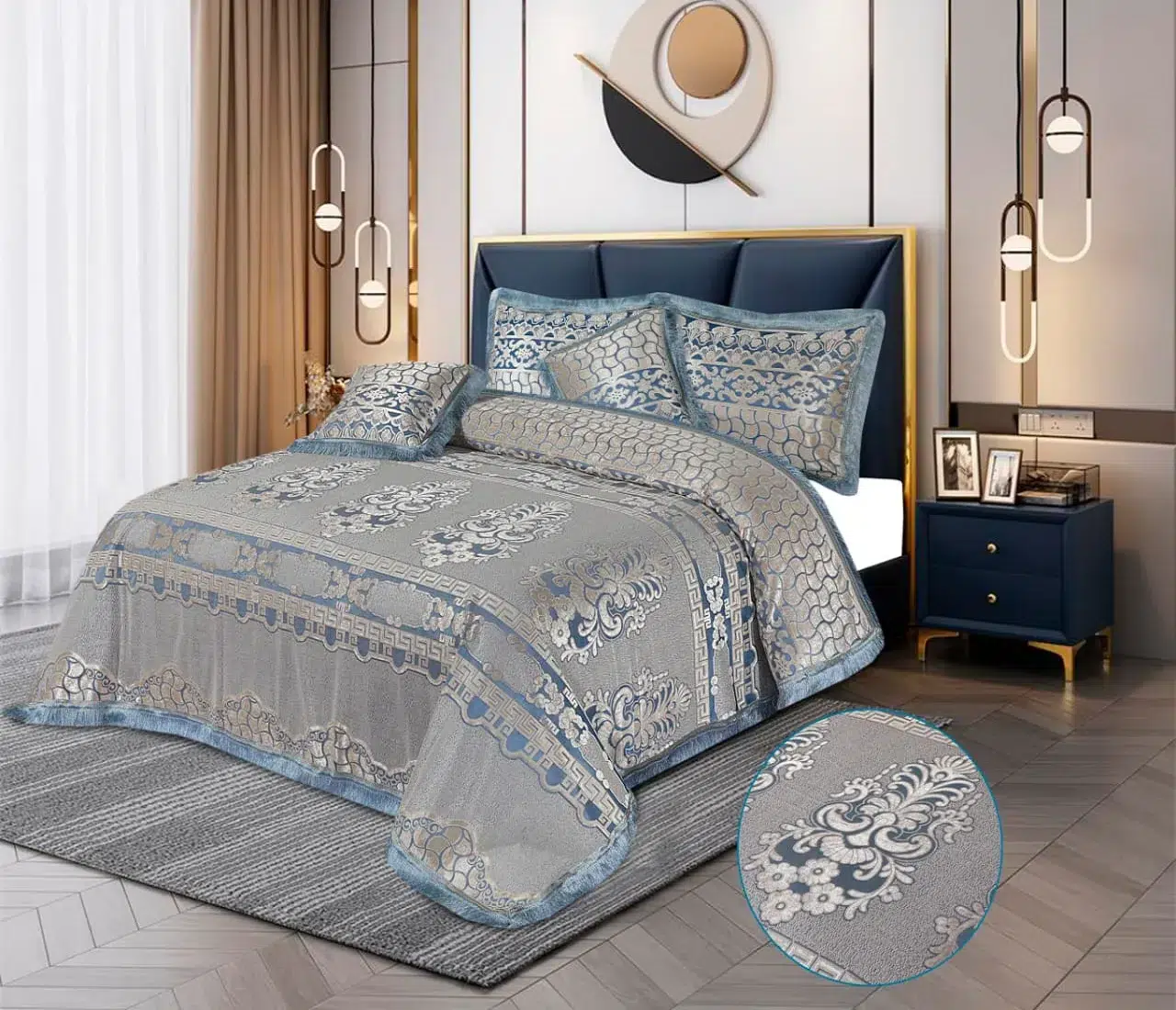 Velvet Bridal Bedsets moroco
