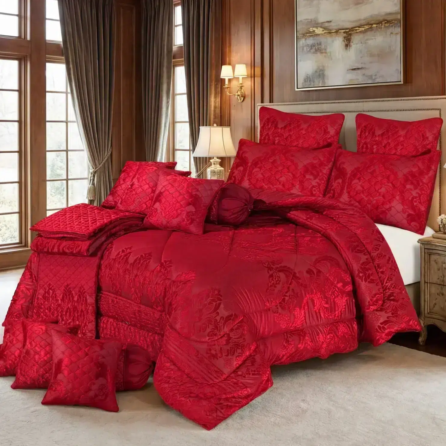 Palachi Comforter Set rufous
