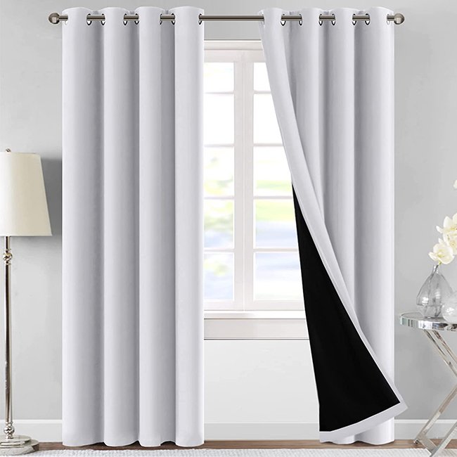 Blackout Curtains in Pakistan j white