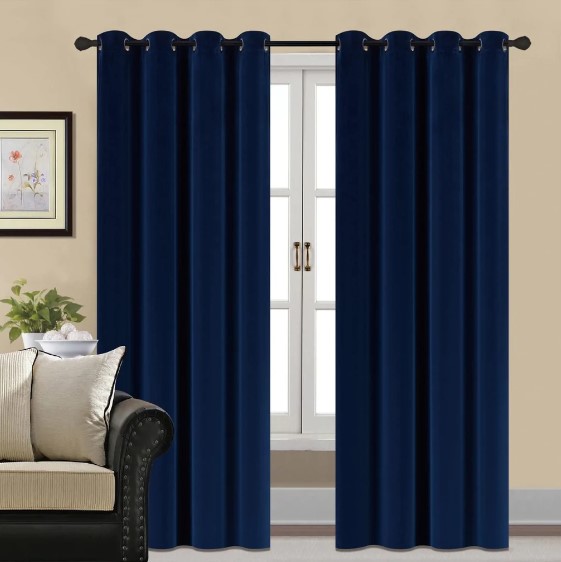 Plain Velvet Curtains