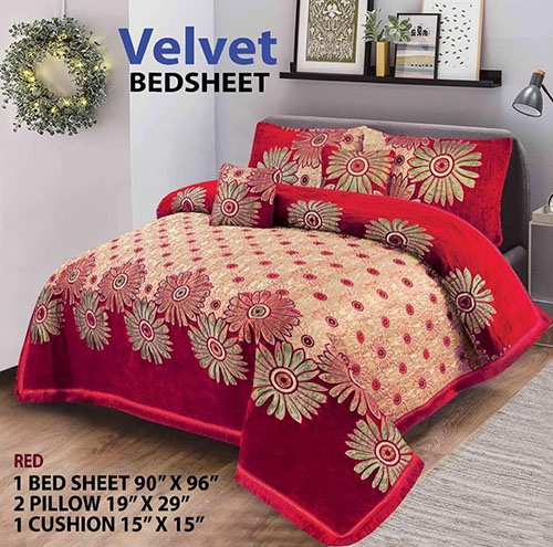 Four-Border-Velvet-Bed-sheet-27