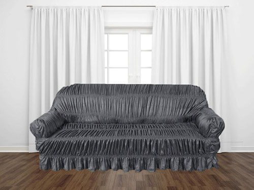 Jersey Sofa Cover grey