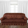 Jersey Sofa Cover brown