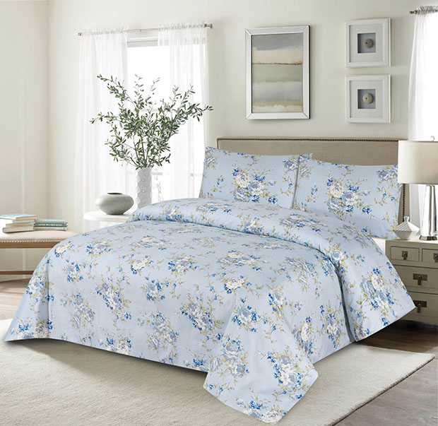 Microfiber Reversible 3 Piece Bedspread Set (19)