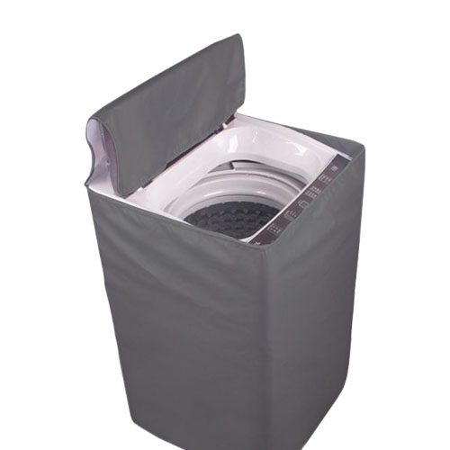 Terry Waterproof Washing Machine Cover Grey