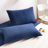 Velvet pillow cover Blue