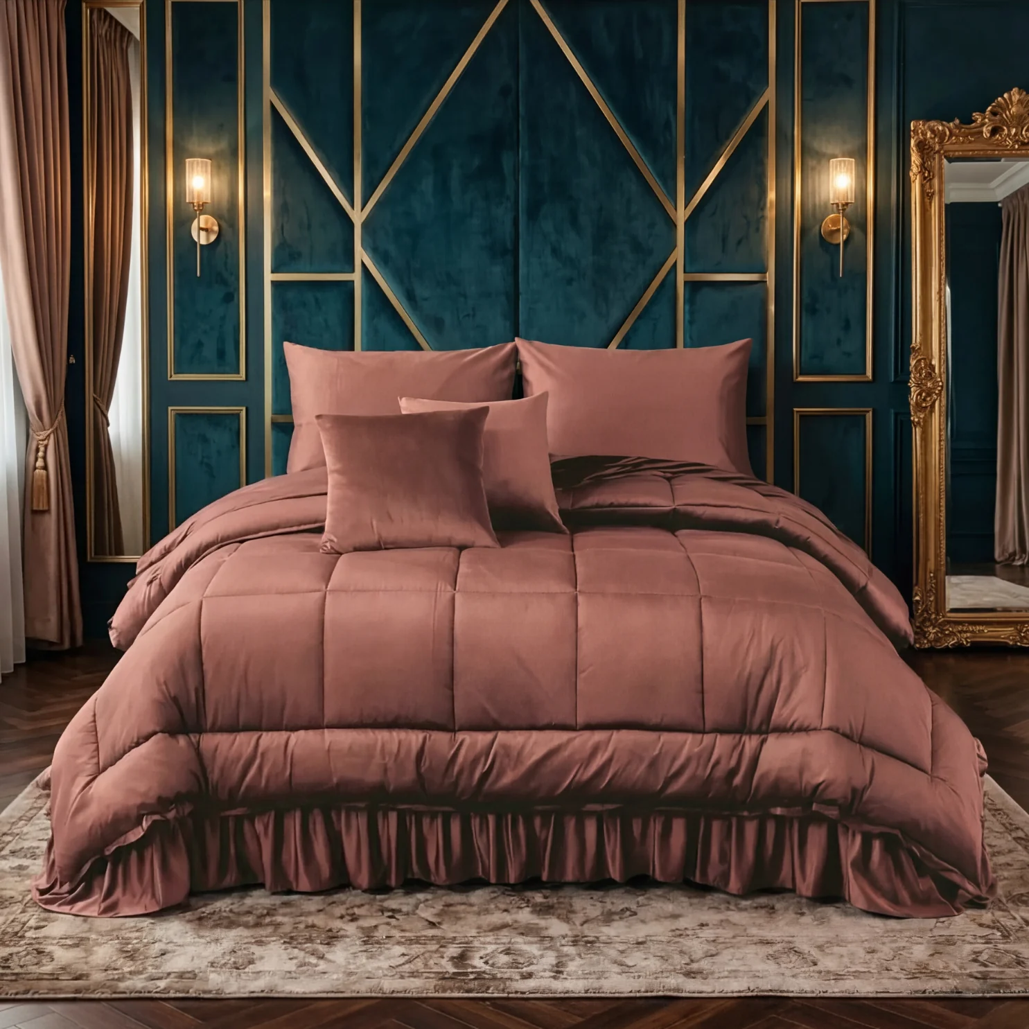ALMATY COMFORTER SET- 6 PCS