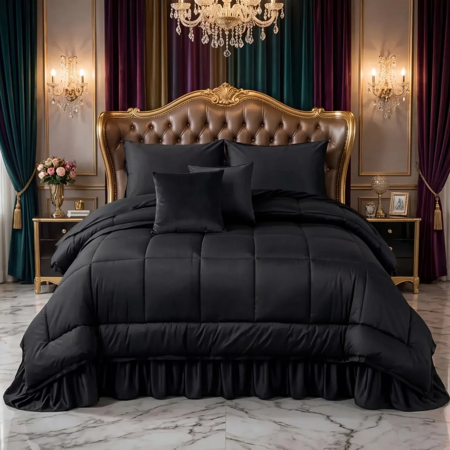 Velvet Bridal Bedsets giza
