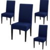 Dining Chair Covers blue