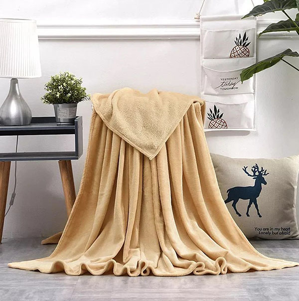 Fleece Blanket Golden