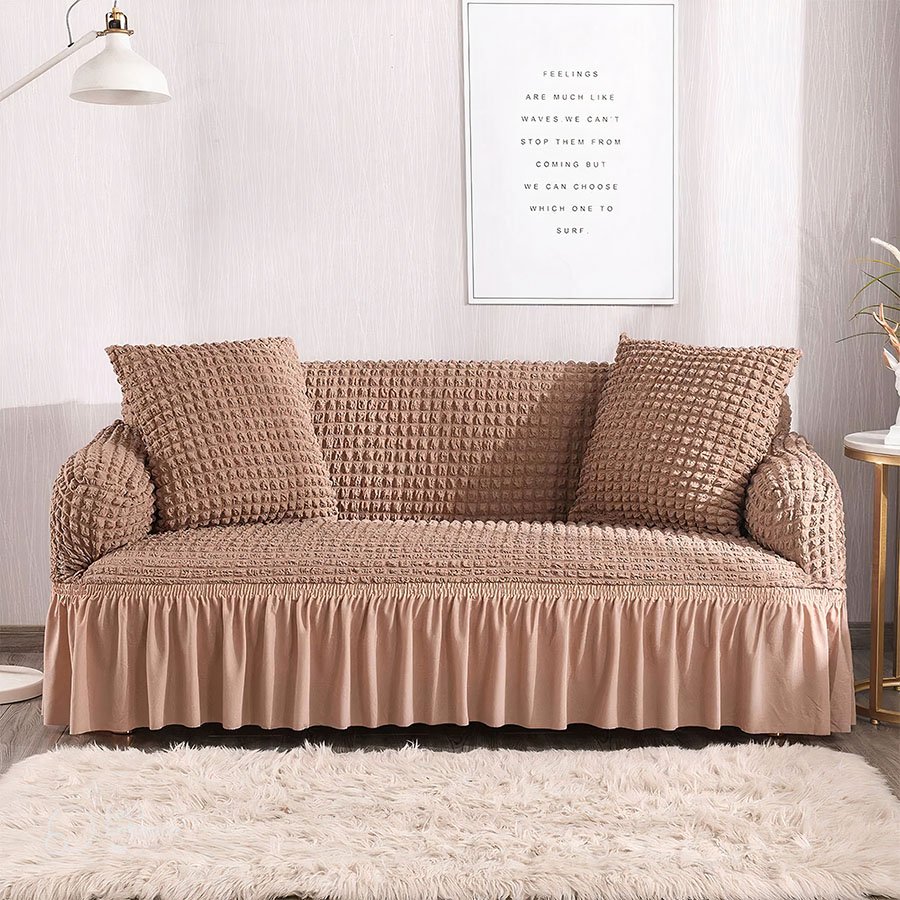 Bubble Sofa Covers mouse brown
