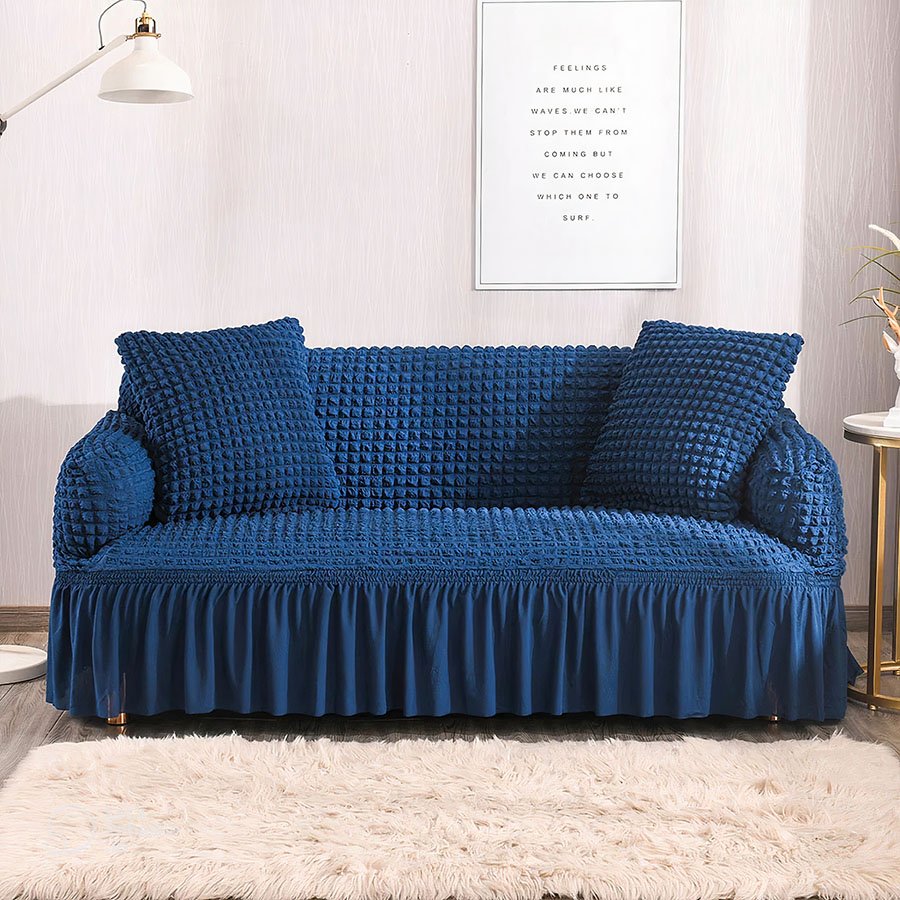 Bubble Sofa Covers blue