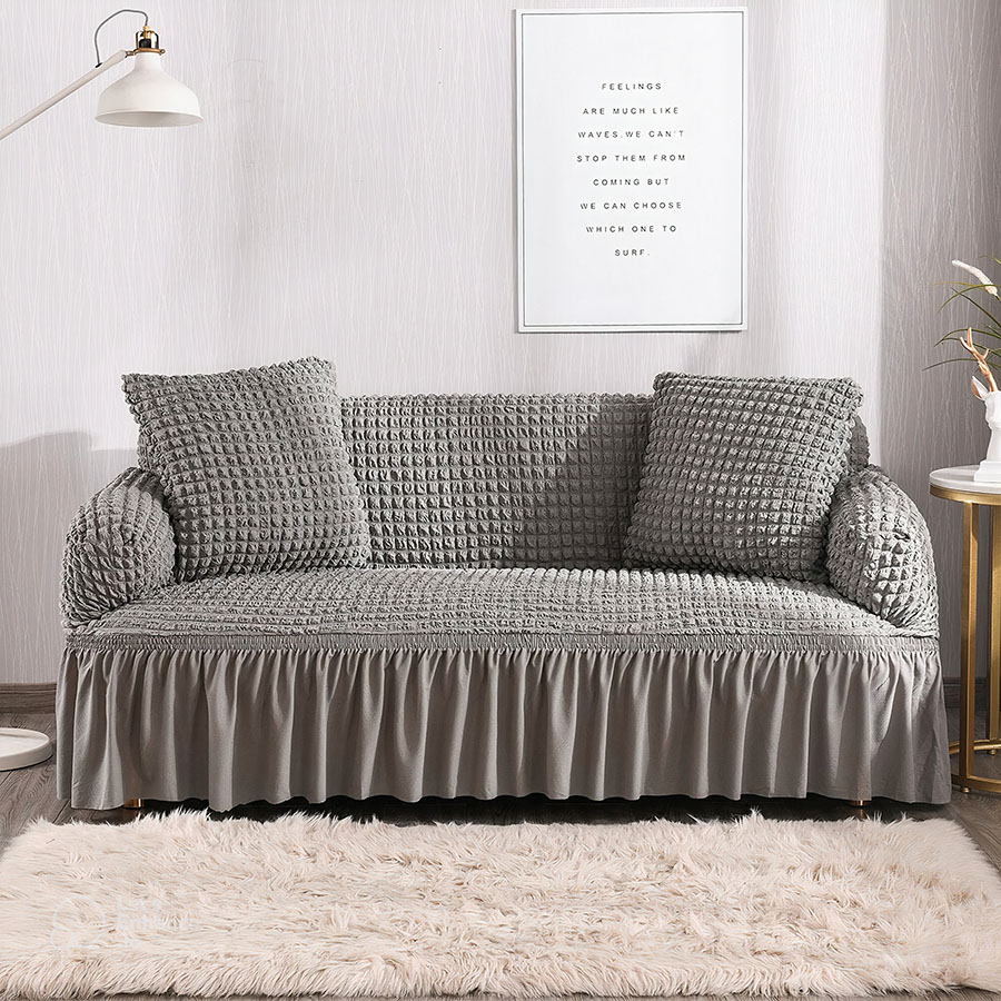Bubble Sofa Cover Grey ( Turkish Style )