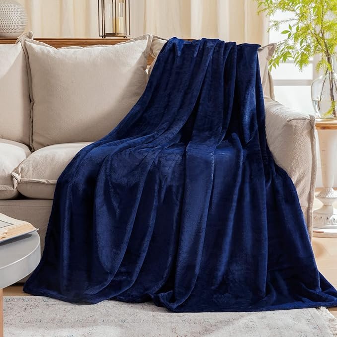 Flannel Fleece Blankets nblue