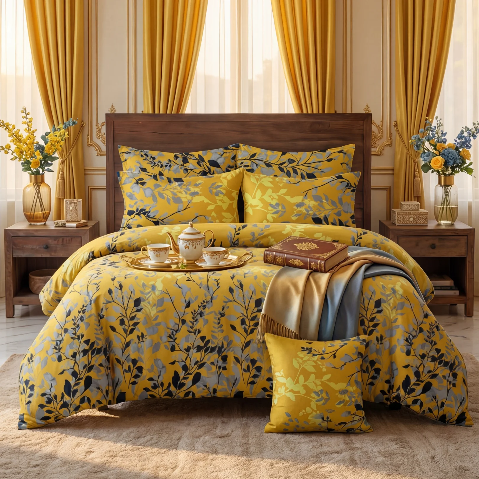 Quilted Comforter Sets crocus