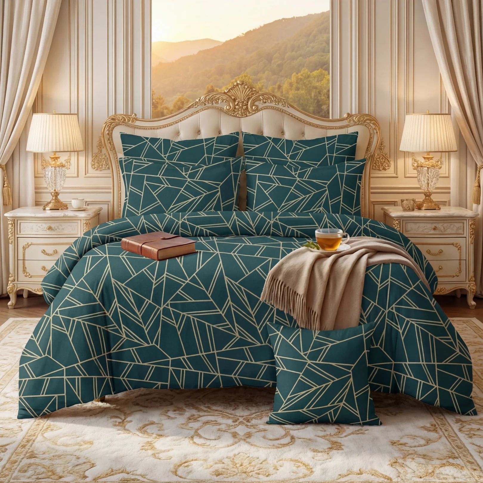 Quilted Comforter Sets ember