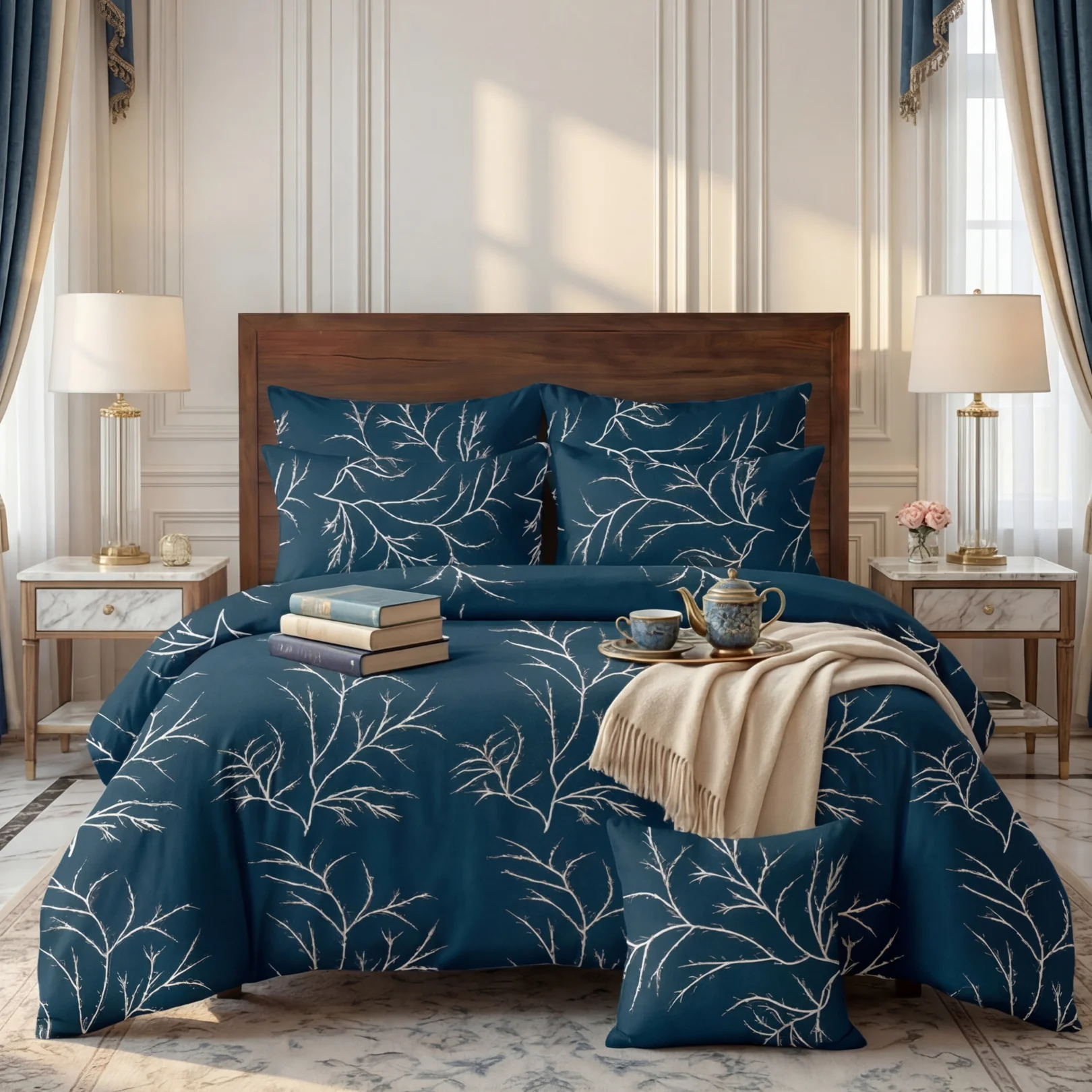 Quilted Comforter Sets grey bunch