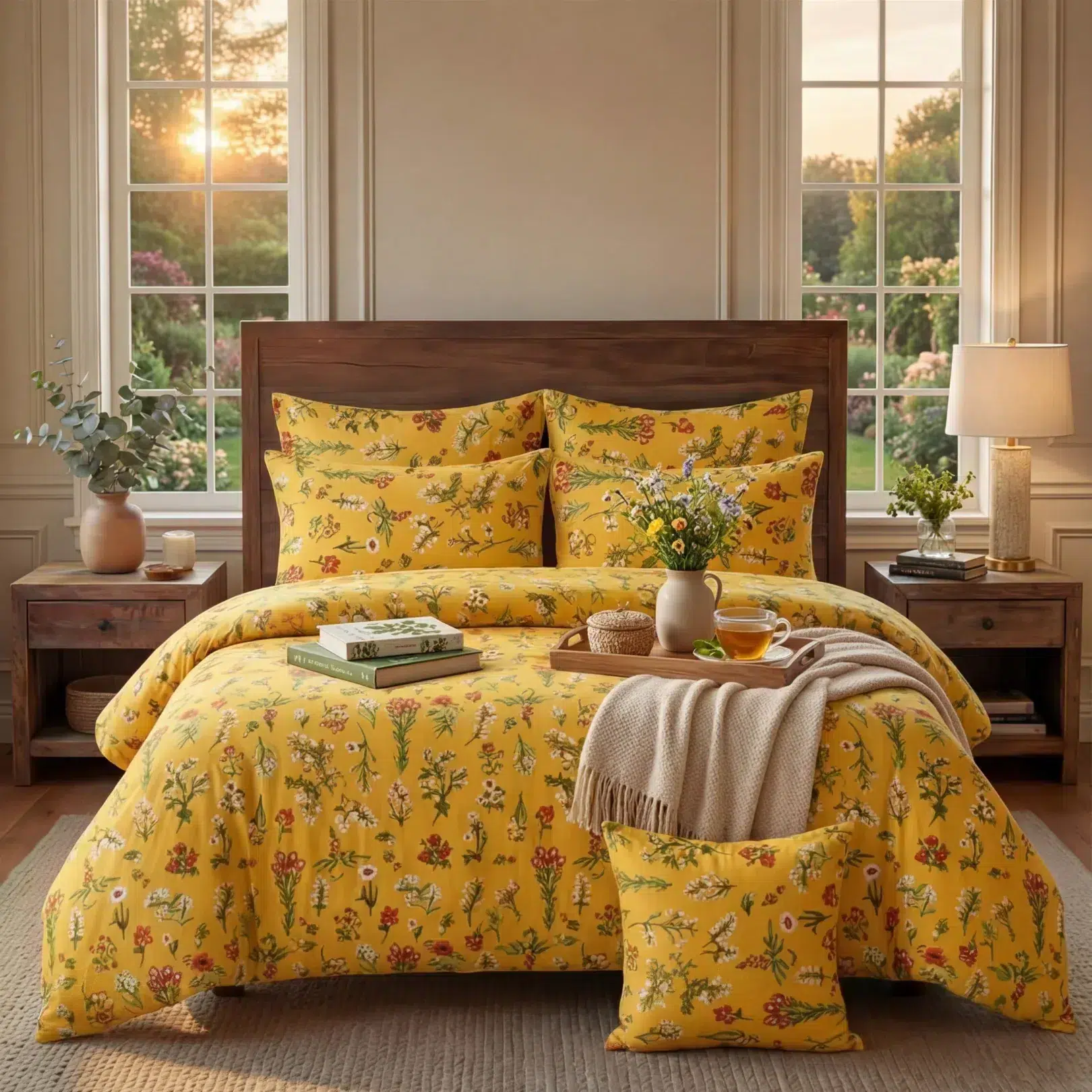 Quilted Comforter Sets pansy