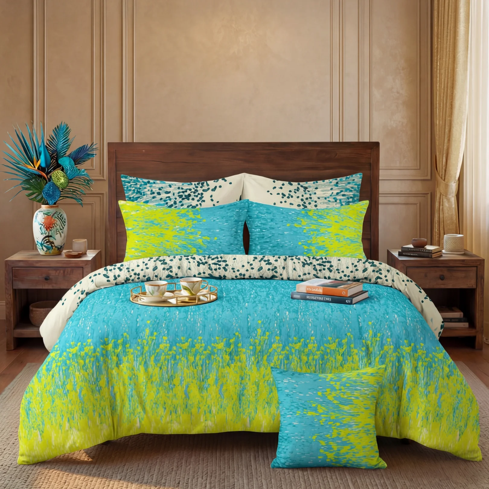 Quilted Comforter Sets slime