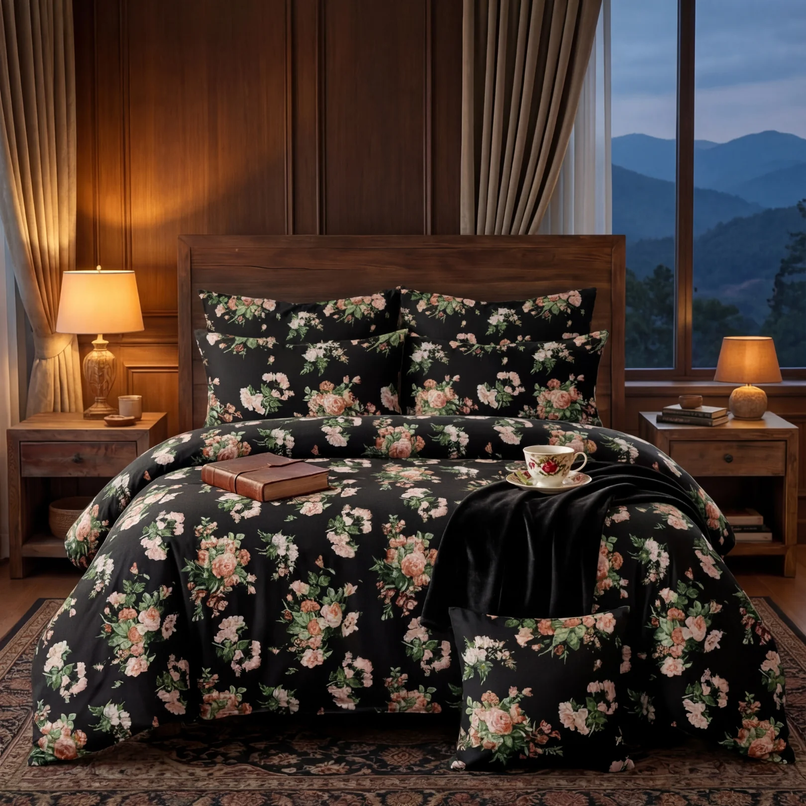 Quilted Comforter Sets verdant