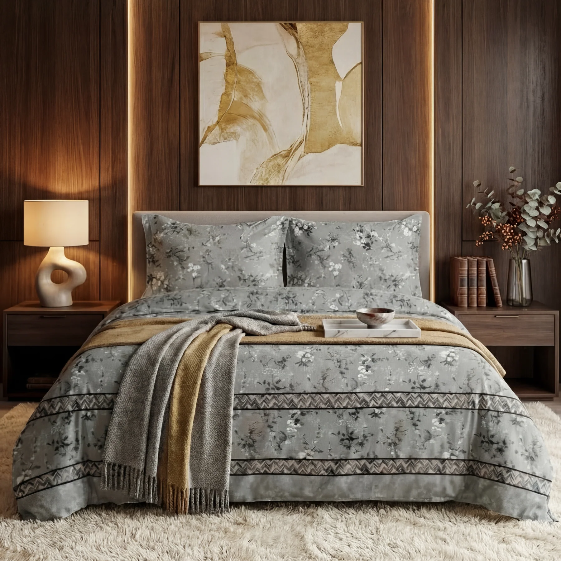 Printed Bedsheets aura